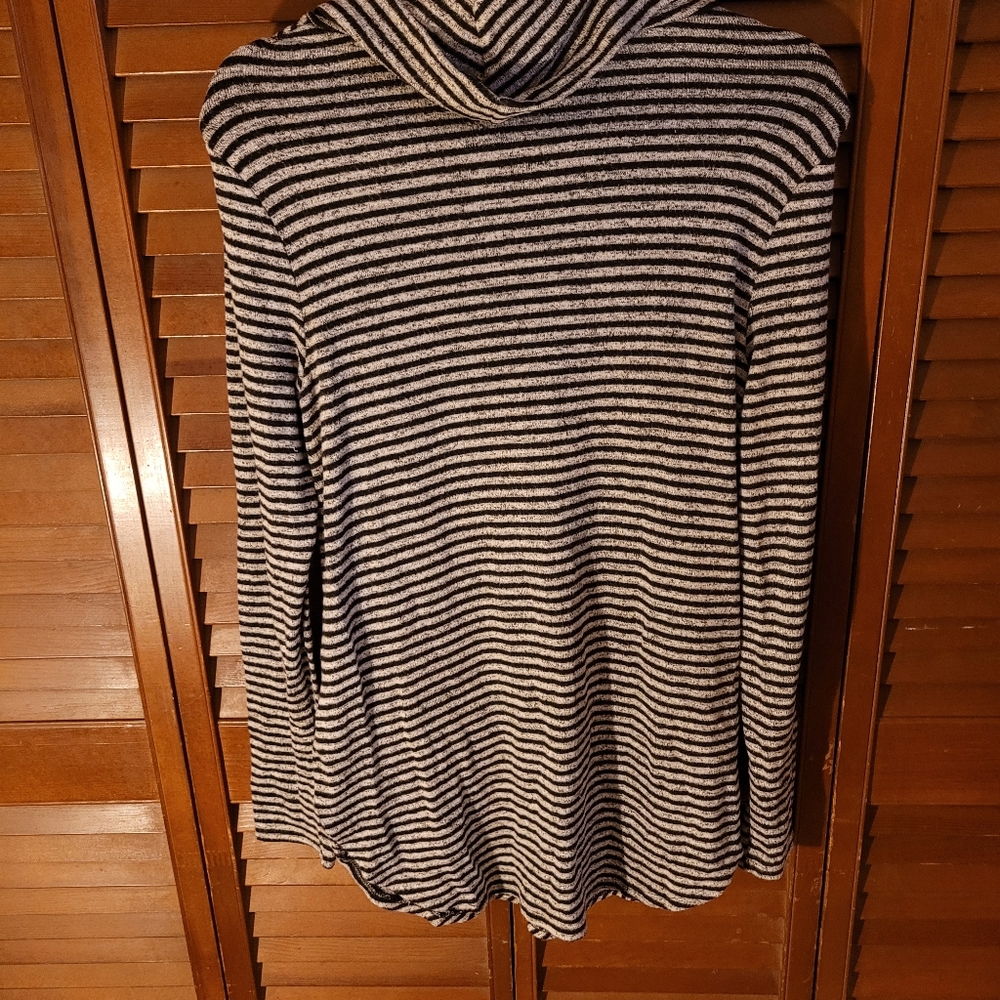 Faded Glory striped turtleneck